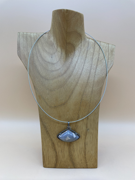 Thunderegg in Silberfassung